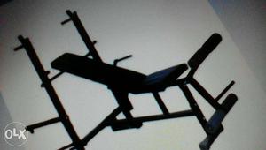 Black Inclined Bench Press