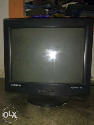 Black Samsung Computer CRT Monitor