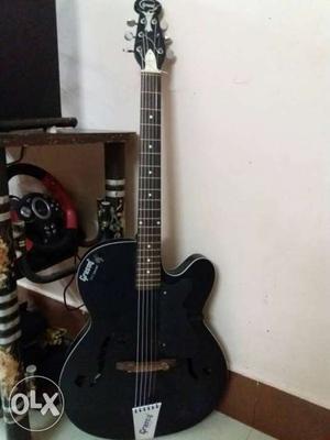 Black aquastic Guitar