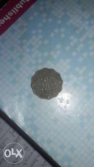 British India 1 anna coin of 