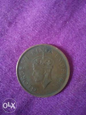 George VI king Empress very old coin condition is