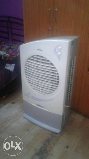 Gray And White Evaporative Air Cooler