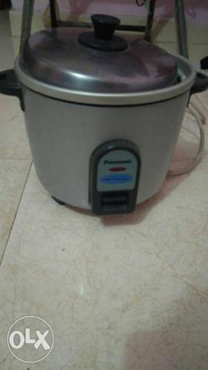 Gray Panasonic Electric Rice Cooker