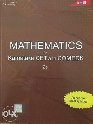 Mathematics book for cet/comedk