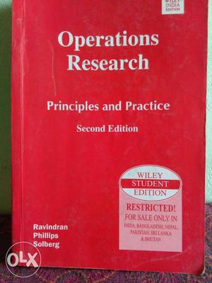 Operations Research Ravindran Phillips Solberg