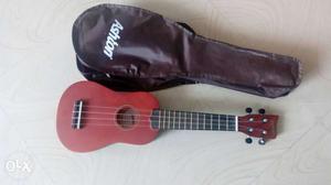 Red Ashton String Instrument With Case