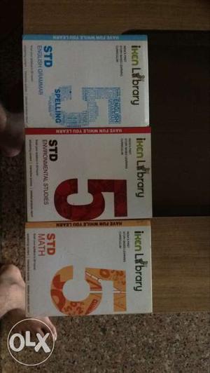 Set of 3, std 5th iken library, educational CDs