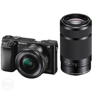 Sony a with two lenses.