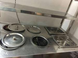 Stainless Steel Food Warmer Station