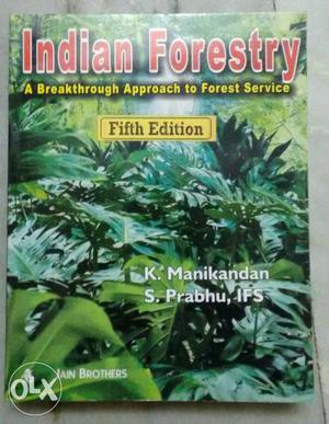 Unused book of Indian Forestry for UPSC Forest Service