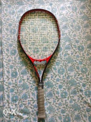 Wilson racquet with new gutting and grip. Also