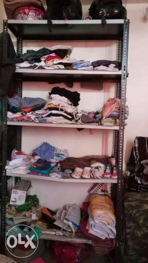 Adjustable Rack for Clothes, Books, Crockery,
