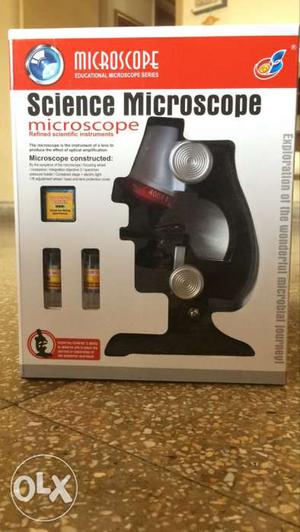 An unused/ packaged science microscope. MRP