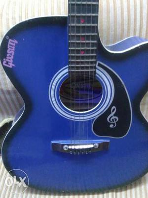 Givson blue original guitar in good condition