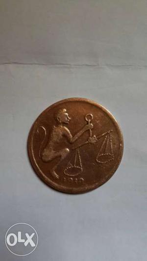 Old coper coin