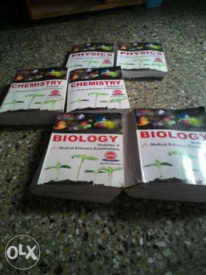 Two Physics, Two Chemistry And Two Biology Textbooks