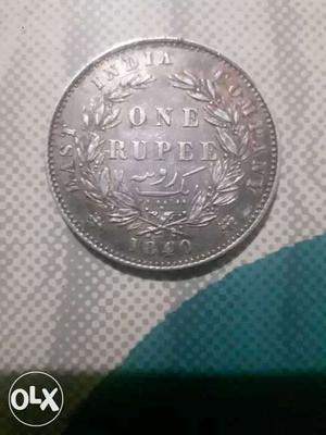 170 year old pure silver queen victoria coin