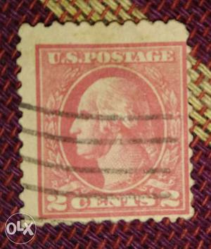 2 Cents U.S. Postage