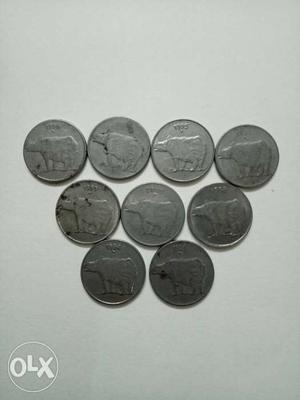 25 Paise 7 Coins