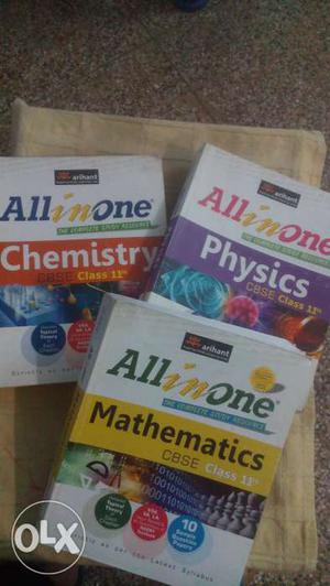 All in one, arihant books. Combo of 3, phy, chem