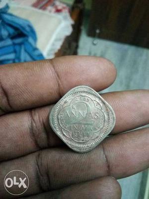  Annas Silver Coin