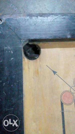 Black Wooden Carrom