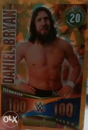 Daniel Bryan 100 card special addition prize can