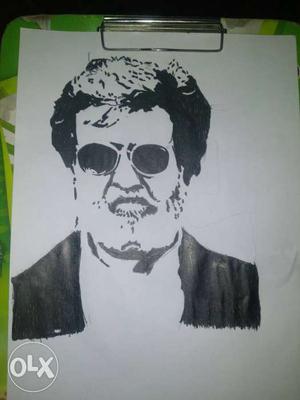 For super star rajinakantha fans I draw this