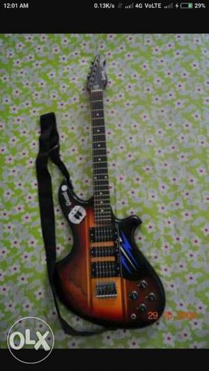 Givson electric guitar very less use,jst rs 