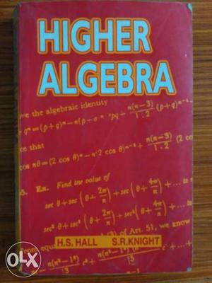 Higher Algebra by Hall and Knight