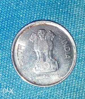 Indian coin 10 paisa 