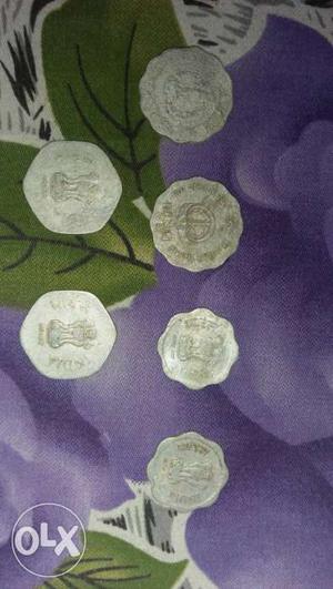 Old indian coins of paise