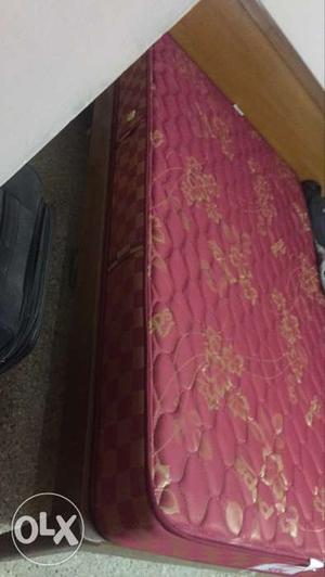 Pink And Yellow Tufted Mattress
