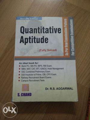 Quant by RS Aggarwal. Excellent condition. To be