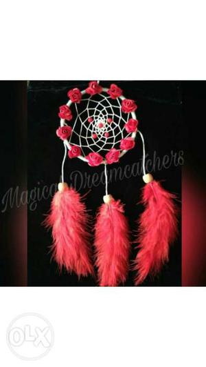Red And White Dream Catcher