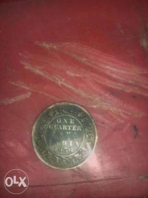  Round One Quarter India Coin