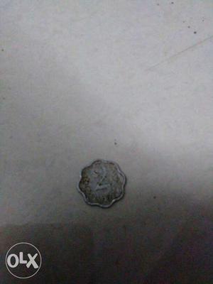Silver Scallop Edge Coin
