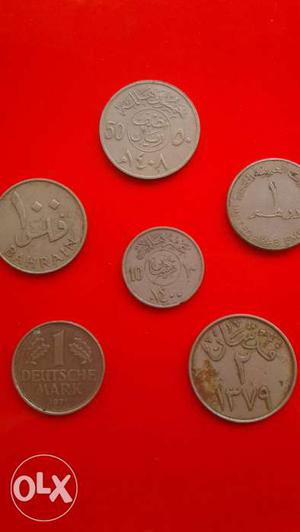 Six Brown Coins