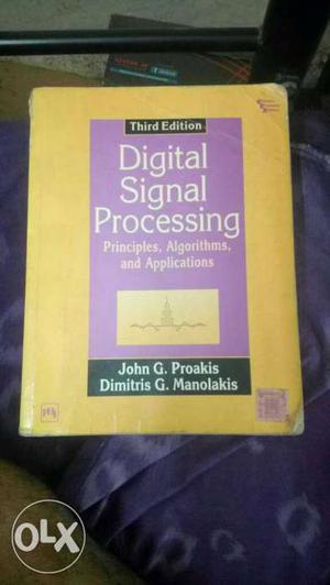 Third Edition Digital Signal Processing Book By proakis n