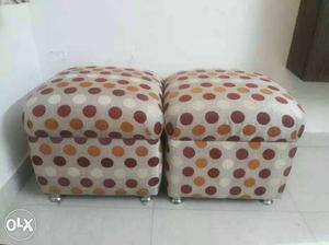 Two puffy ottoman brand new