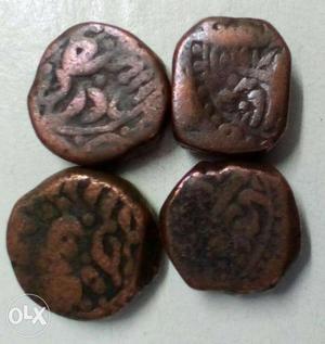400 years old mughal coins called jodhpur takka.