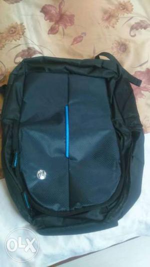 Blue And Black HP Backpack