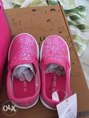 Carter's baby brand new shoes- size 6 1-2 year