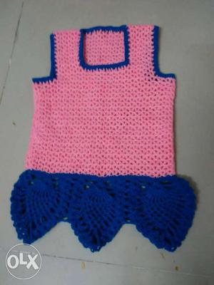 Crochet baby frock for 1 yr old
