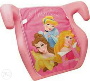 Disney princess car seat booster backless.