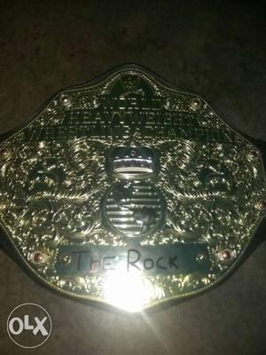 Gold The Rock Championship Belt
