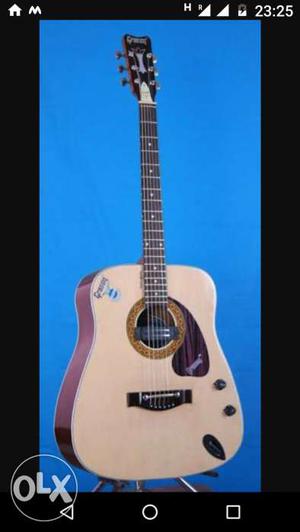 Grason acoustic guitar with electric system with