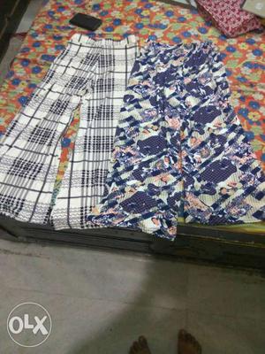 New Packed Plazos in Imported Fabric