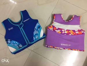 Pink and Blue Speedo Children's Swimming Life Vest