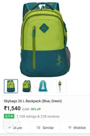 Skybags in backpack seal pack its online price is